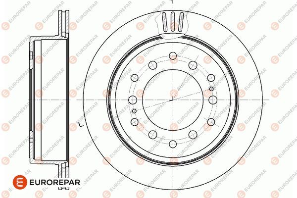 Тормозной диск EUROREPAR 1667852880