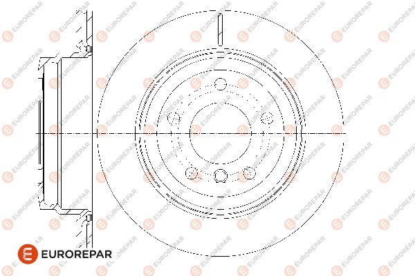 Тормозной диск EUROREPAR 1667861480