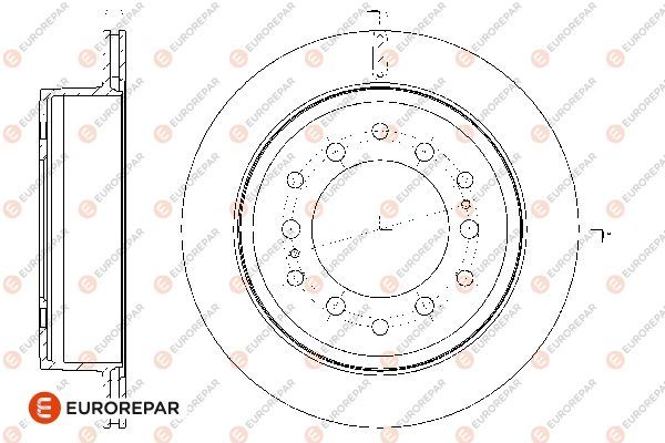 Тормозной диск EUROREPAR 1667865580