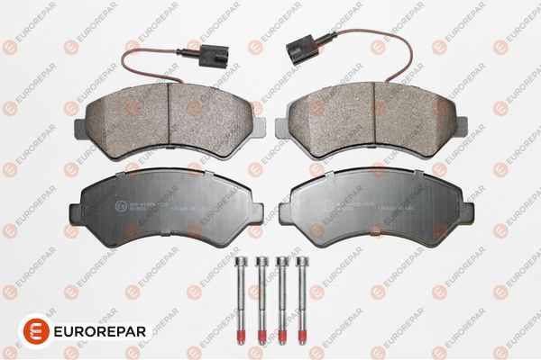 Комплект тормозных колодок, дисковый тормоз EUROREPAR 1675990080