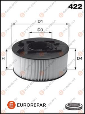 Воздушный фильтр EUROREPAR E147311