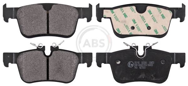 Комплект тормозных колодок, дисковый тормоз ABS 35192