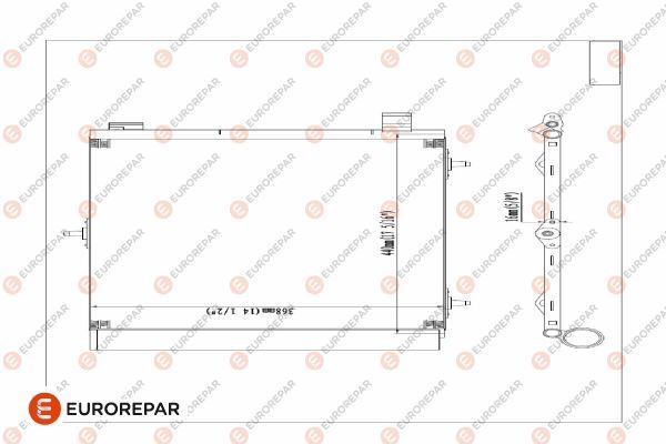 Конденсатор, кондиционер EUROREPAR E163362