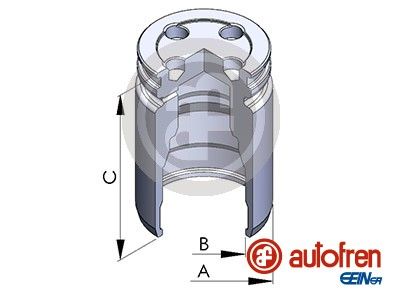 Поршень, корпус скобы тормоза AUTOFREN SEINSA D025241
