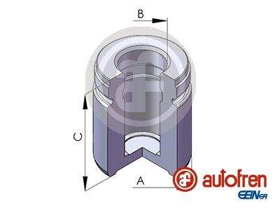 Поршень, корпус скобы тормоза AUTOFREN SEINSA D02577