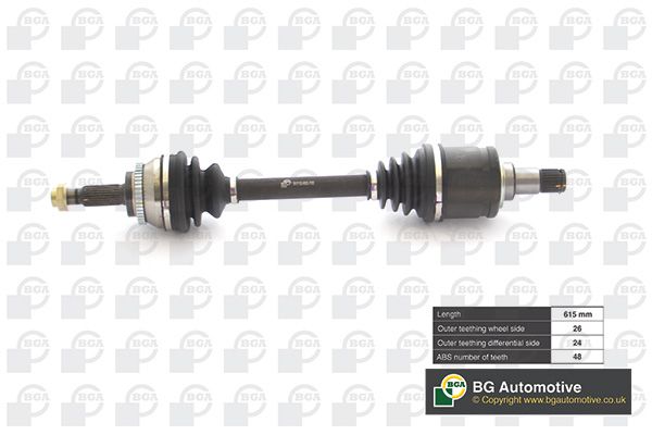 Приводной вал BGA DS7608L
