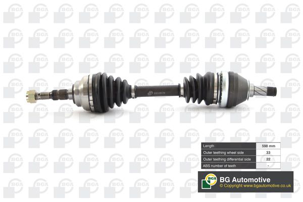 Приводной вал BGA DS9505L