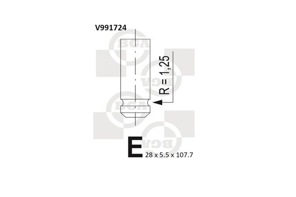 Выпускной клапан BGA V991724