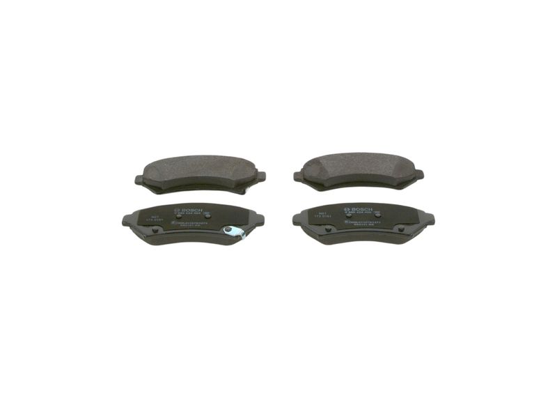 Комплект тормозных колодок, дисковый тормоз BOSCH 0986424466
