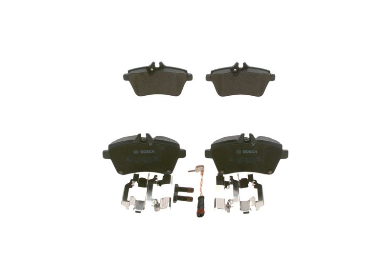Комплект тормозных колодок, дисковый тормоз BOSCH 0986494290
