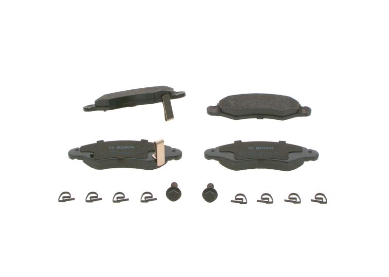 Комплект тормозных колодок, дисковый тормоз BOSCH 0986494458
