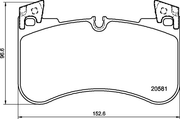 Комплект тормозных колодок, дисковый тормоз BREMBO P44029