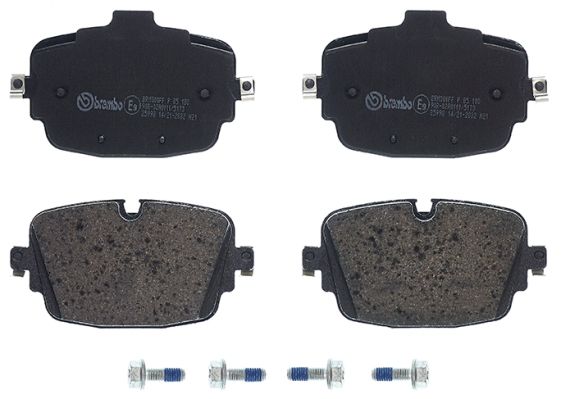 Комплект тормозных колодок, дисковый тормоз BREMBO P85180