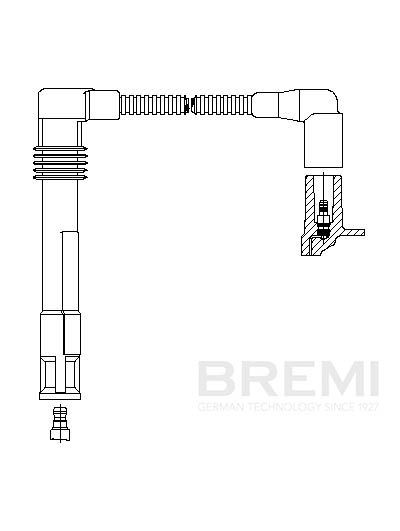 Провод зажигания BREMI 19647