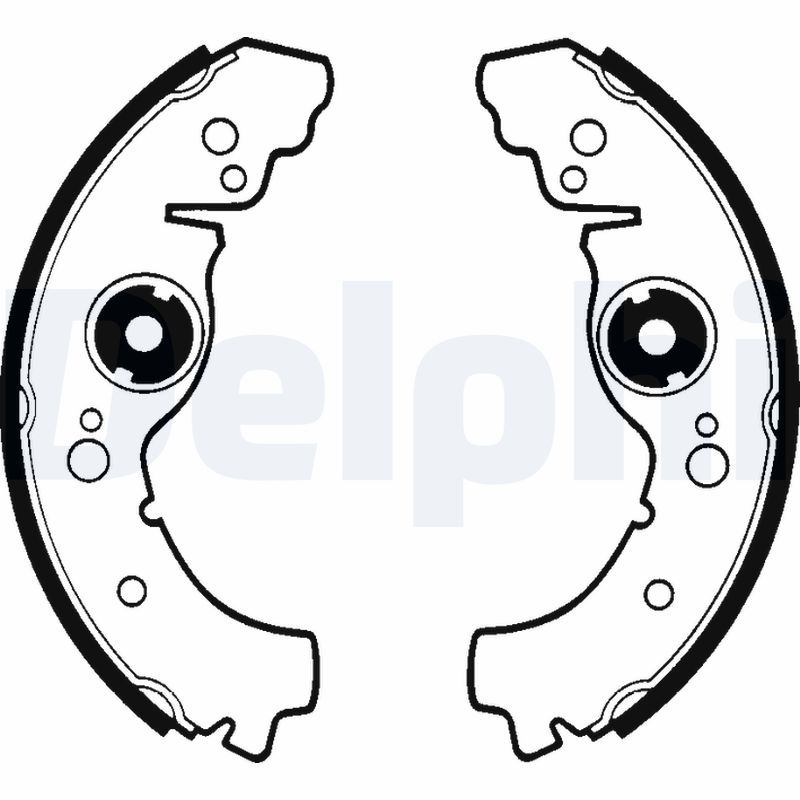 Комплект тормозных колодок DELPHI LS1265