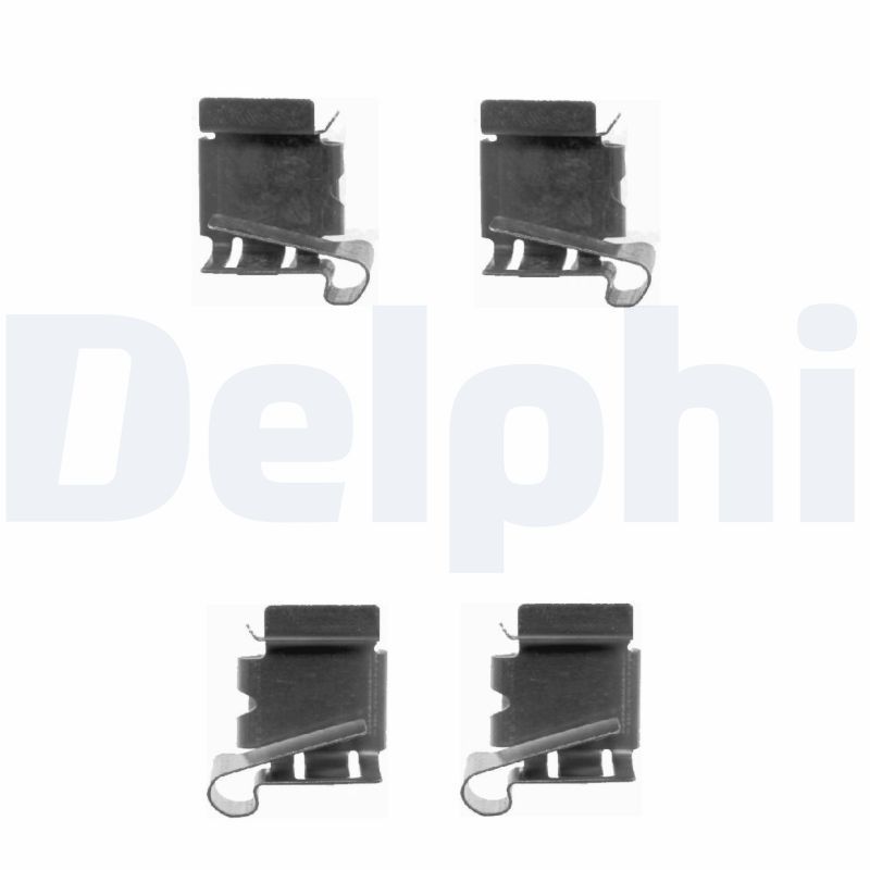 Комплектующие, колодки дискового тормоза DELPHI LX0390