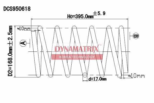 Пружина ходовой части DYNAMATRIX DCS950618