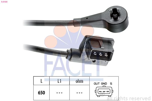 Датчик, частота вращения FACET 90100