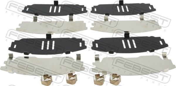 Противоскрипная пластина, тормозные колодки(задняя пластина) FEBEST 0103NDE180F