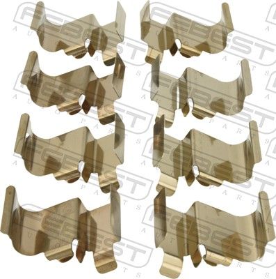 Комплектующие, колодки дискового тормоза FEBEST 0403V98WF