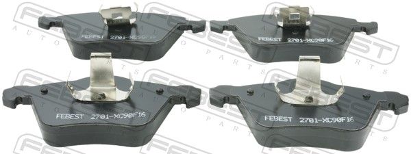 Комплект тормозных колодок, дисковый тормоз FEBEST 2701XC90F16