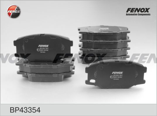 Комплект тормозных колодок, дисковый тормоз FENOX BP43354