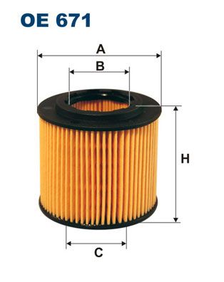 Масляный фильтр FILTRON OE671