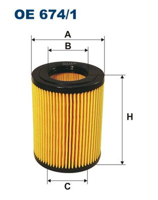 Масляный фильтр FILTRON OE6741