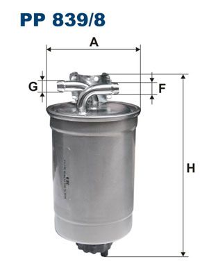 Топливный фильтр FILTRON PP8398
