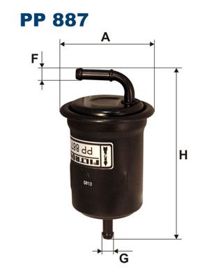 Топливный фильтр FILTRON PP887