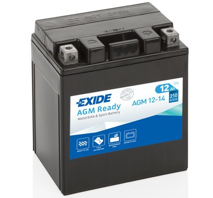 Стартерная аккумуляторная батарея EXIDE AGM1214