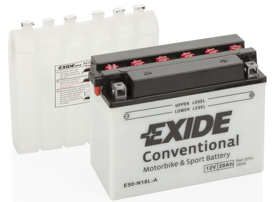Стартерная аккумуляторная батарея EXIDE E50N18LA