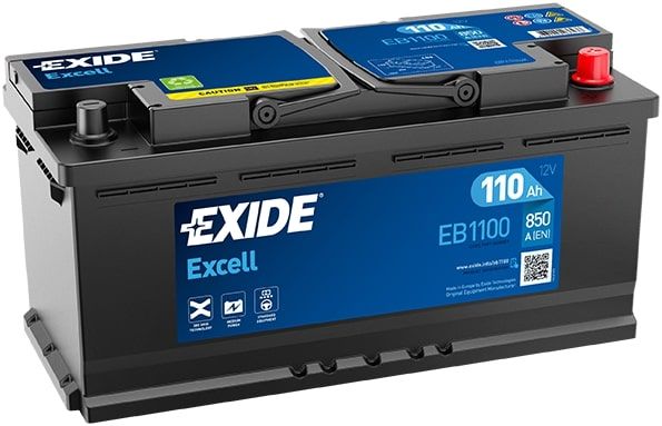 Стартерная аккумуляторная батарея EXIDE EB1100