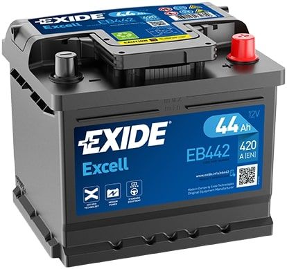Стартерная аккумуляторная батарея EXIDE EB442
