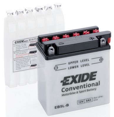 Стартерная аккумуляторная батарея EXIDE EB5LB