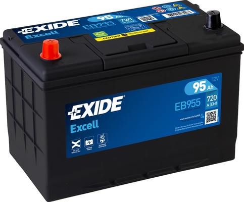 Стартерная аккумуляторная батарея EXIDE EB955