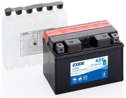 Стартерная аккумуляторная батарея EXIDE ET12ABS