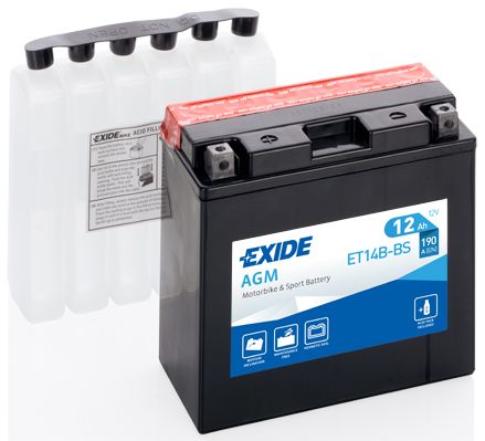Стартерная аккумуляторная батарея EXIDE ET14BBS