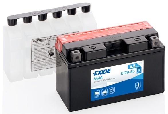 Стартерная аккумуляторная батарея EXIDE ET7BBS