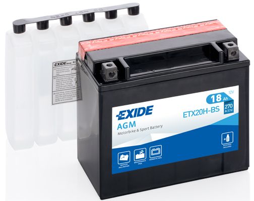 Стартерная аккумуляторная батарея EXIDE ETX20HBS