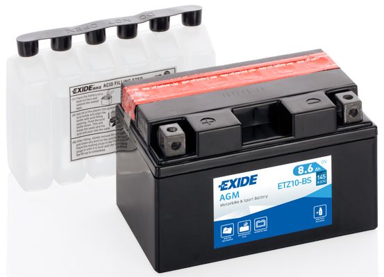 Стартерная аккумуляторная батарея EXIDE ETZ10BS