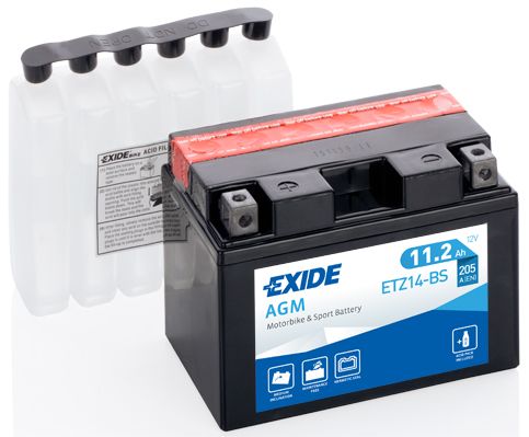Стартерная аккумуляторная батарея EXIDE ETZ14BS