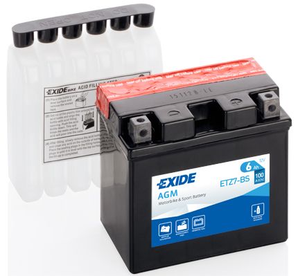 Стартерная аккумуляторная батарея EXIDE ETZ7BS