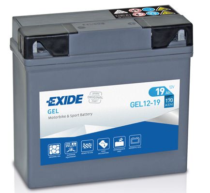 Стартерная аккумуляторная батарея EXIDE GEL1219