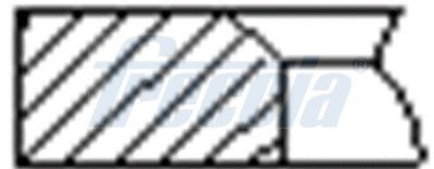 Комплект поршневых колец FRECCIA FR10217400