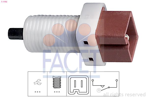 Выключатель, привод сцепления (Tempomat) FACET 71192