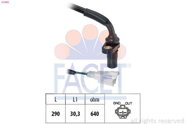 Датчик, частота вращения FACET 90465