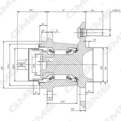 Ступица колеса GMB GH33190A