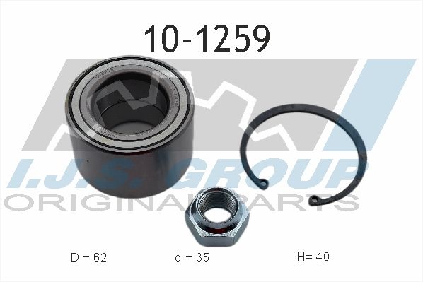Комплект подшипника ступицы колеса IJS 101259