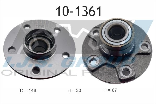 Комплект подшипника ступицы колеса IJS 101361
